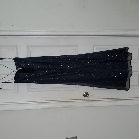 Navy Blue Prom Dress - Picture 2 of 8